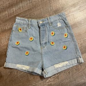Pixar Disney High Waisted Denim Shorts